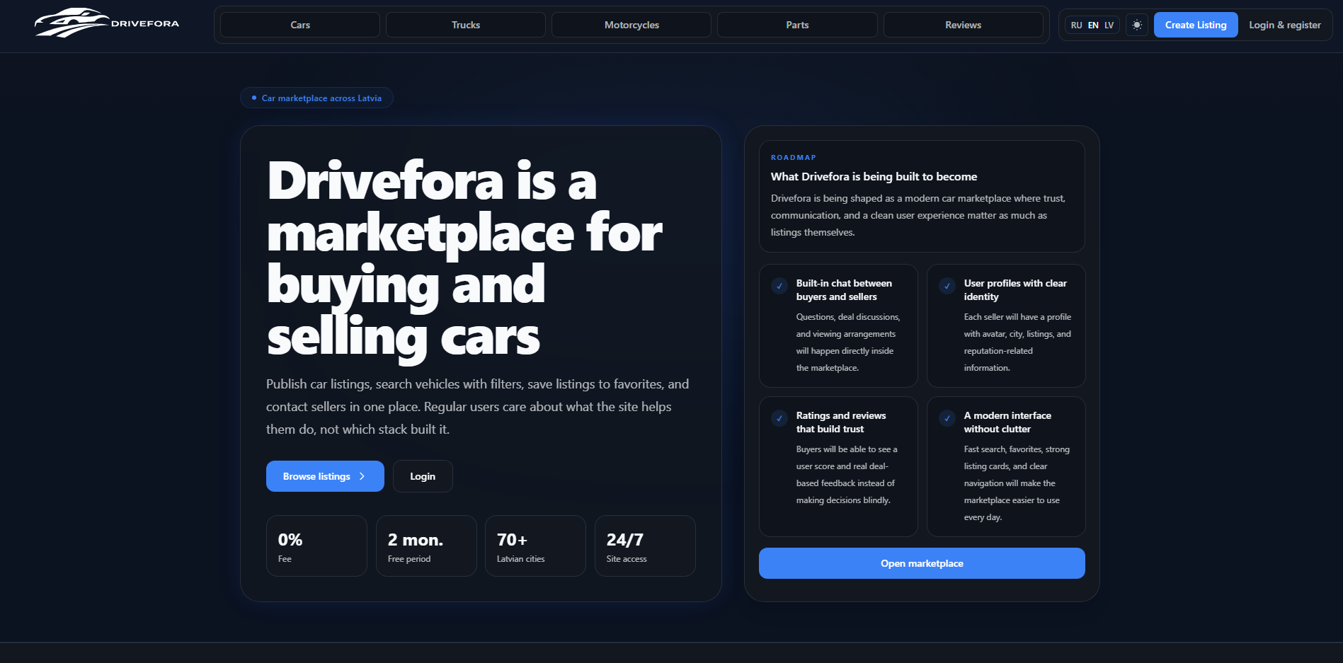 DriveFora screenshot